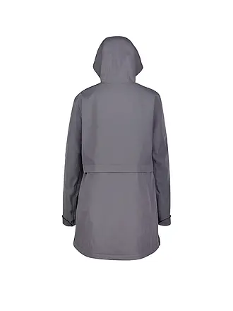 MERU | Manteau d'hiver à capuche Nora pour femmes | grau